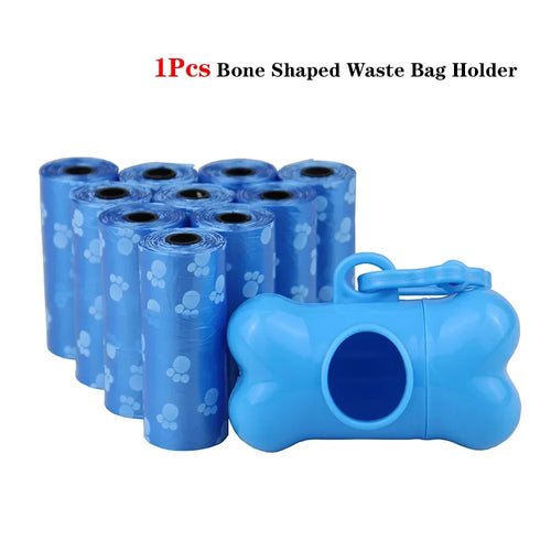 Pet Poop Bag Solid Color Printed Pet Garbage Bag Clean Poop Bag Dog
