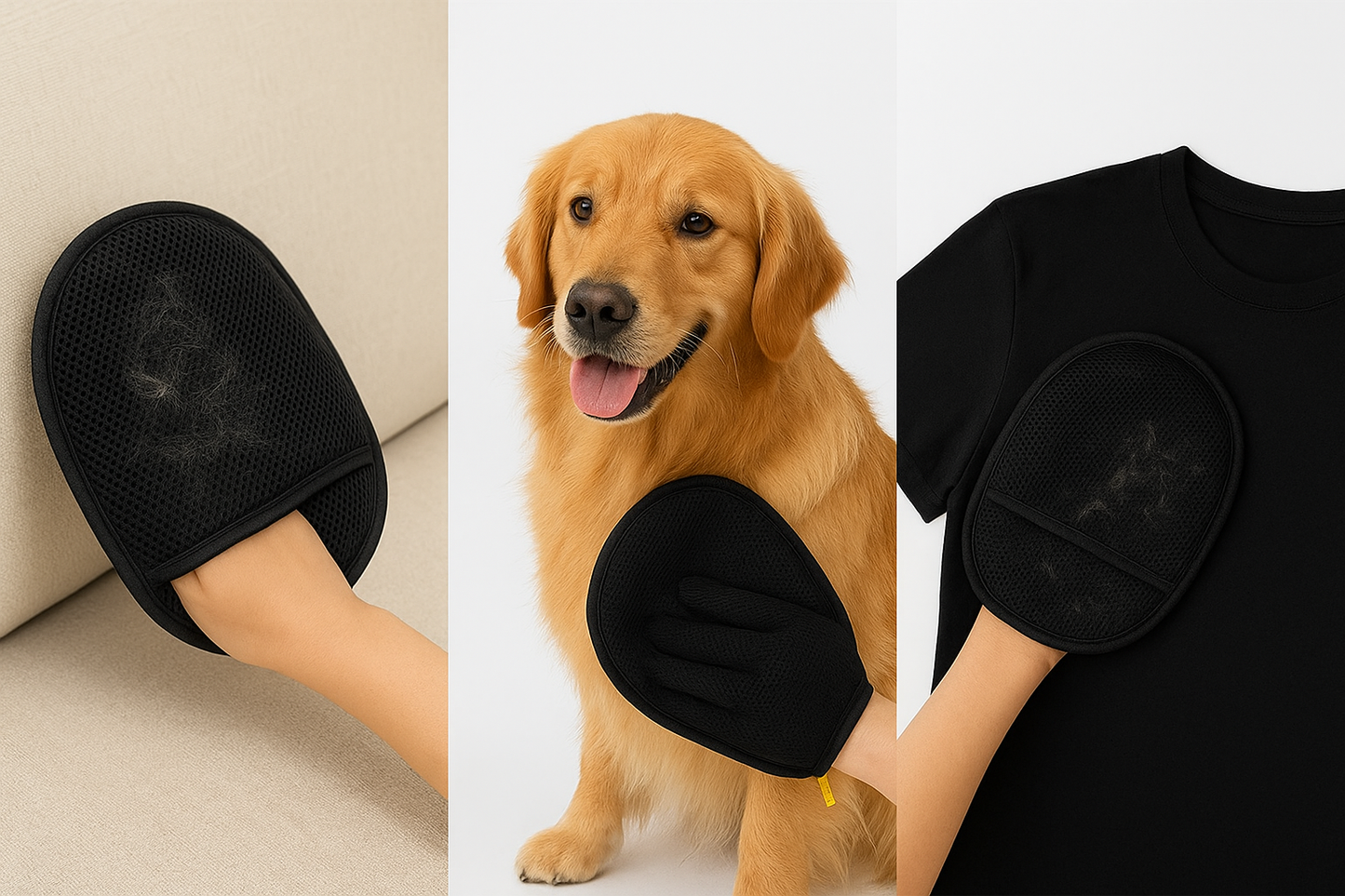 Electrostatic Pet Hair Removal & Grooming Glove