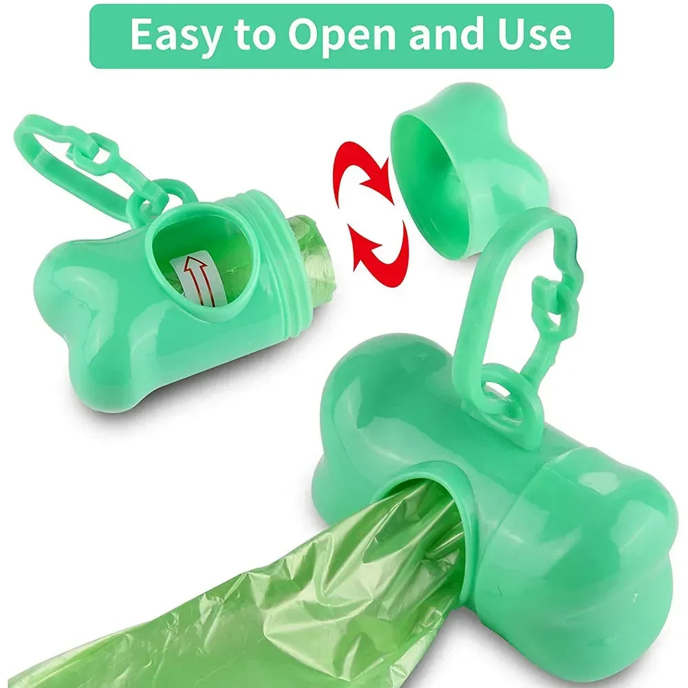 Pet Poop Bag Solid Color Printed Pet Garbage Bag Clean Poop Bag Dog
